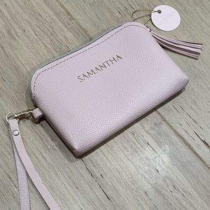 Monogrammed Wristlet